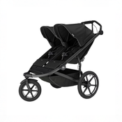 Shop Thule Urban Glide 3 Double Stroller, 2025, Black, Magnetic Harness at GoodBuy Gear