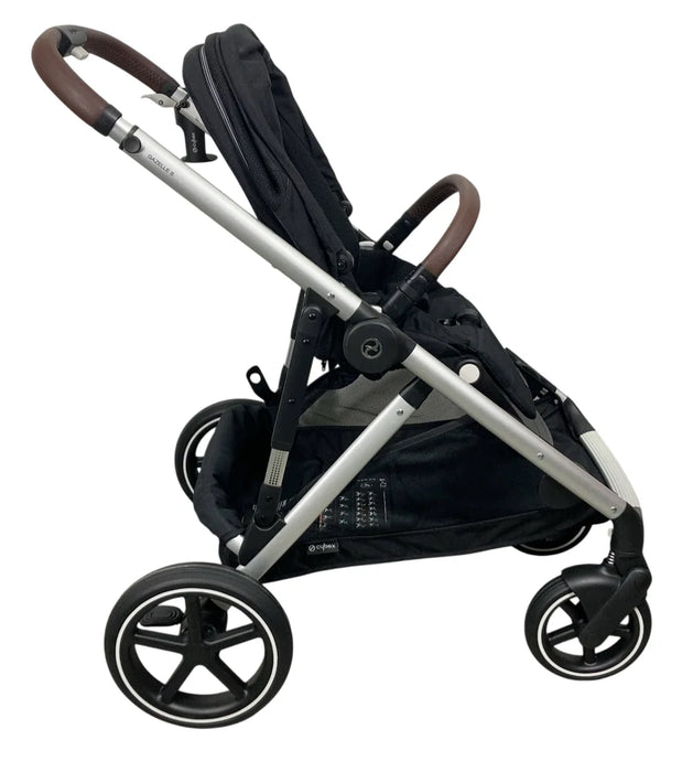 Cybex Gazelle S Modular Stroller, 2024, Moon Black, Silver Frame