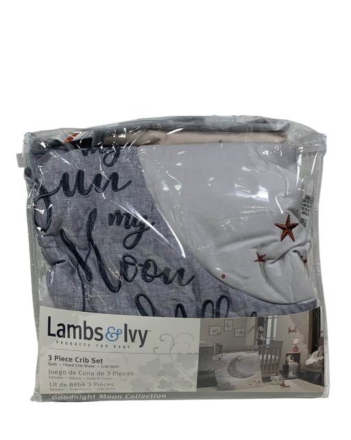 used Lambs & Ivy Three Piece Crib Set