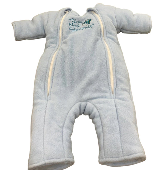 Shop Baby Merlin's Magic Sleepsuit, Blue, Fleece, Small 3-6 Months at GoodBuy Gear