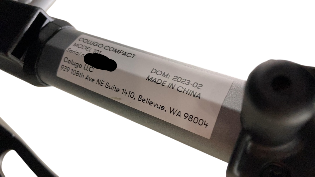 Shop Colugo Compact Stroller, 2023, Black at GoodBuy Gear