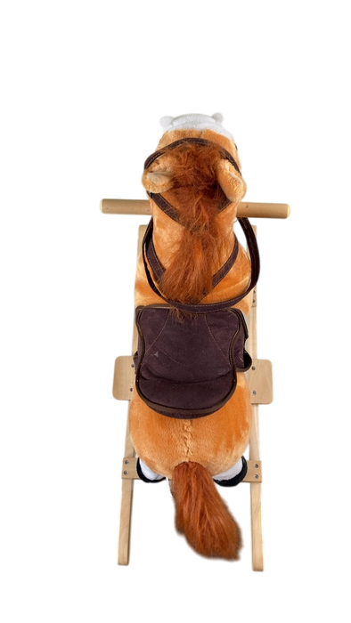 Shop Qaba Kids Plush Ride On Rocking Horse Chair With Nursery Rhyme Sounds at GoodBuy Gear