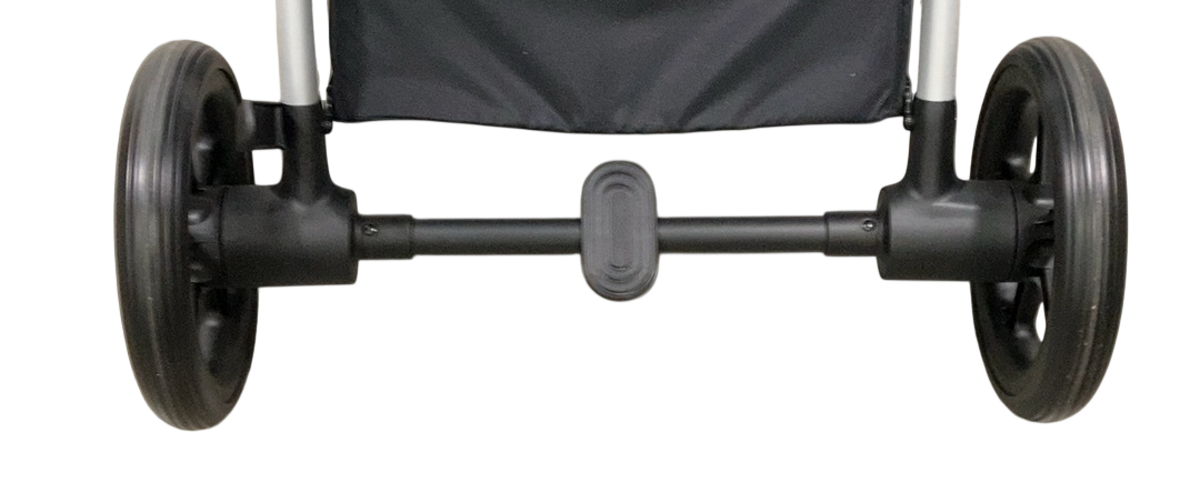 Shop Cybex Eos Stroller, 2024, Moon Black, Silver at GoodBuy Gear