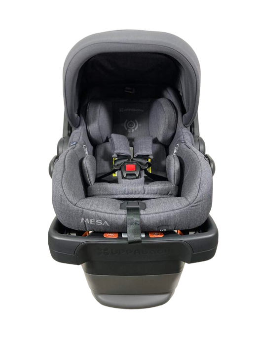 secondhand UPPAbaby MESA V2 Infant Car Seat, Greyson (Charcoal Melange Merino Wool), 2023