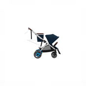 Shop Cybex e-Gazelle S Stroller, 2024, Ocean Blue, Silver at GoodBuy Gear