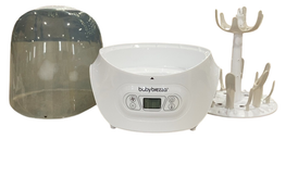 Shop Baby Brezza One Step Baby Bottle Sanitizer and Dryer (Steam Sterilizer), White on White at GoodBuy Gear