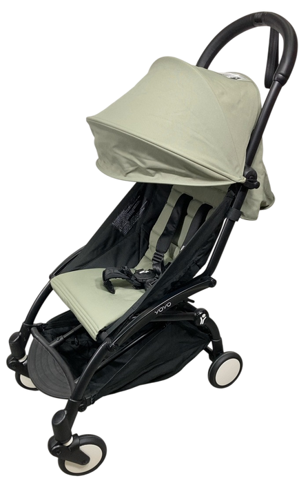 Shop Babyzen YOYO2 Complete Stroller, 2023, Black with Olive at GoodBuy Gear