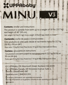 Shop UPPAbaby MINU V3 Stroller, 2025, Savannah (Pearl Gray Jacquard) at GoodBuy Gear