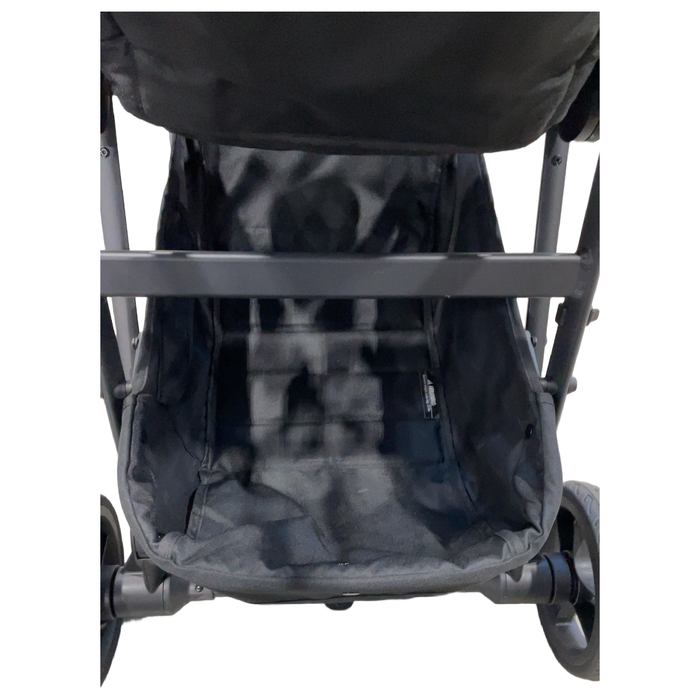 Shop Mockingbird Single to Double 3.0 Stroller, 2025, Charcoal with Penny Leather, Solid Black at GoodBuy Gear