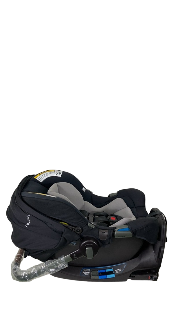 Nuna PIPA rx Infant Car Seat with RELX Base, 2024, Caviar