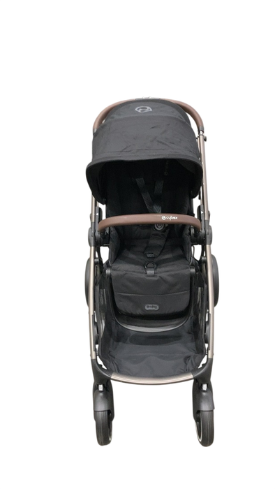 Shop Cybex Gazelle S Modular Stroller, 2024, Moon Black, Taupe Frame at GoodBuy Gear