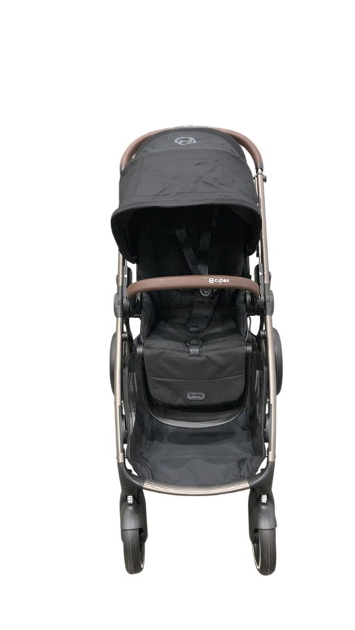 Shop Cybex Gazelle S Modular Stroller, 2024, Moon Black, Taupe Frame at GoodBuy Gear