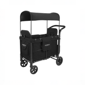 Shop Wonderfold W2 Multifunctional Double Stroller Wagon, 2026, Black, Plus Model at GoodBuy Gear