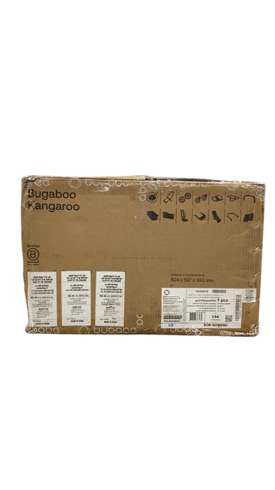 Shop Bugaboo Kangaroo Single To Double Stroller, 2024, Black, Midnight Black, Midnight Black at GoodBuy Gear