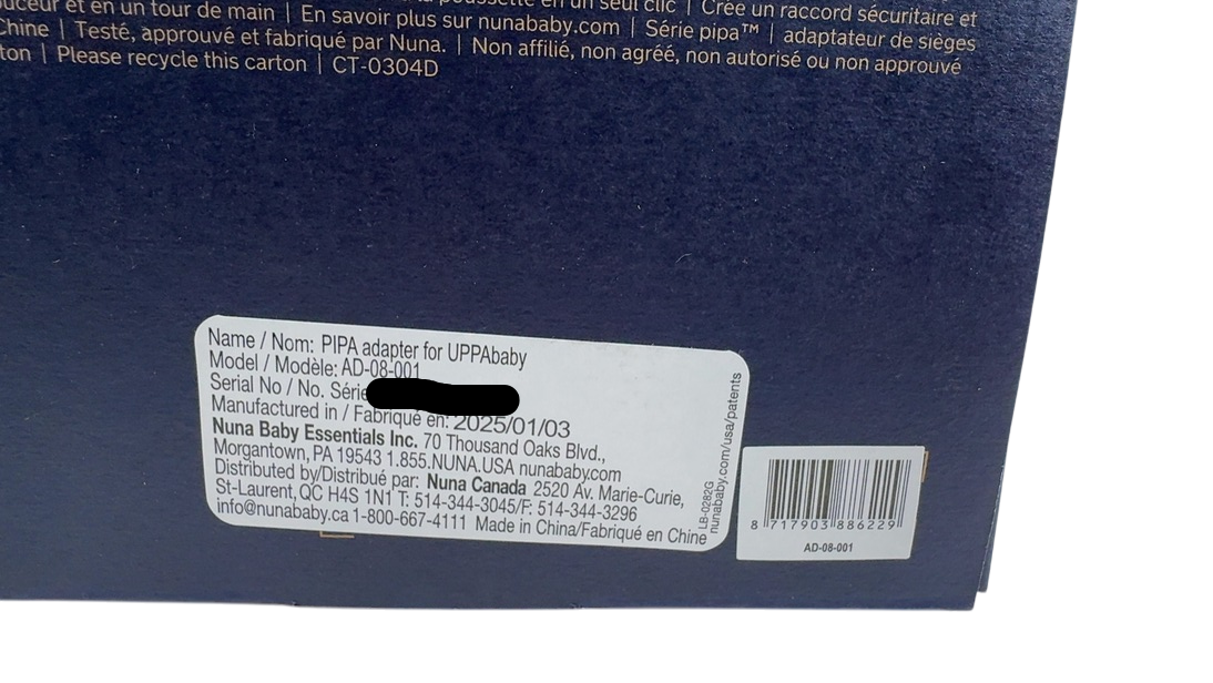 Shop Nuna Pipa Adapter For Uppababy, 2025 at GoodBuy Gear