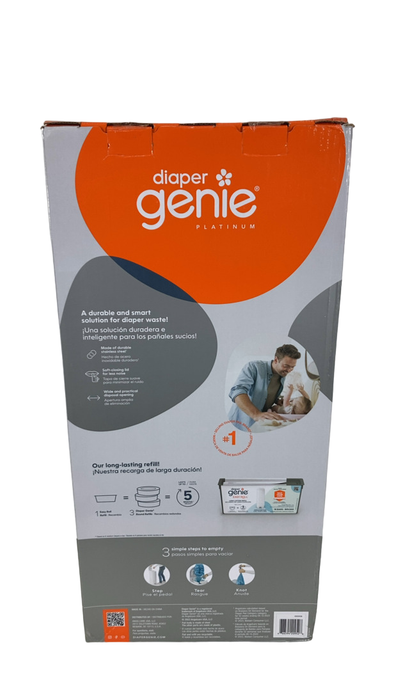 Shop Diaper Genie Platinum Diaper Pail, White at GoodBuy Gear