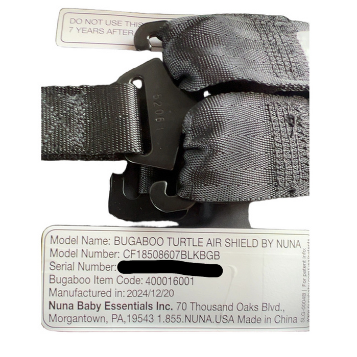 Shop Bugaboo Turtle Air Shield by Nuna Car Seat, 2024, Black at GoodBuy Gear
