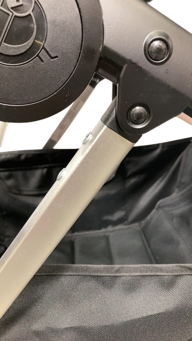 Shop Mockingbird Single to Double 2.0 Stroller, 2024, Black, Silver With Black Leather, Watercolor Drops at GoodBuy Gear