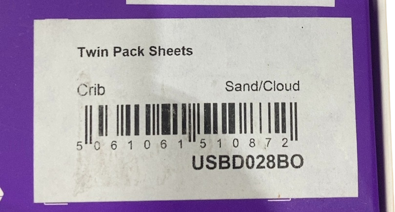 Shop Snuz 2 Pack Fitted Sheets, Sand/Cloud at GoodBuy Gear