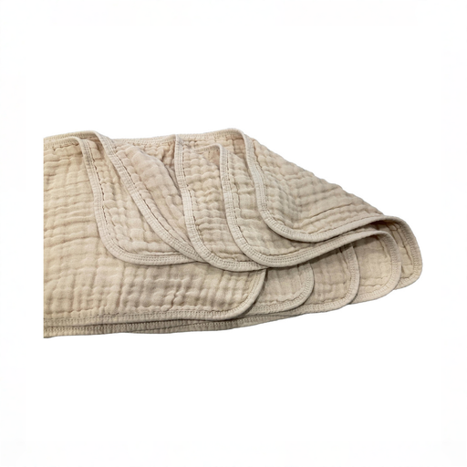 Shop Comfy Cubs Burp Cloths, Sand, 6 Pack, Muslin at GoodBuy Gear