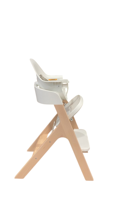 Shop Mockingbird High Chair, 2.0, Natural Beech, White at GoodBuy Gear