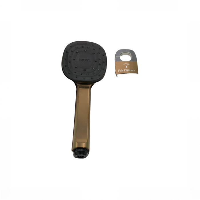 Shop DRAFT - Canopy Handheld Filtered Shower Head & Scalp Massager, Brass at GoodBuy Gear