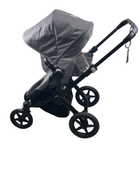 secondhand Bugaboo Donkey 5 Mono Base Stroller, 2023, Black, Grey Melange