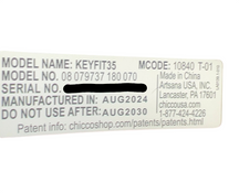 Shop Chicco Keyfit 35 ClearTex Infant Car Seat, 2024, Legend at GoodBuy Gear
