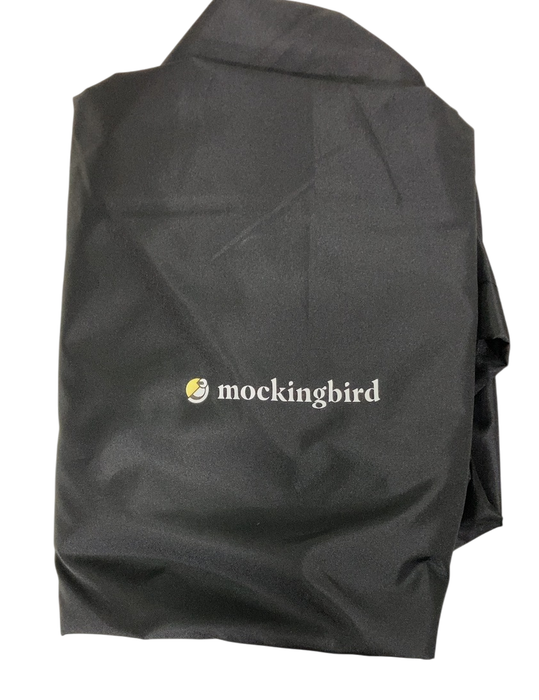 Shop Mockingbird Single to Double 2.0 Stroller, 2024, Black, Silver With Penny Leather, Windowpane at GoodBuy Gear