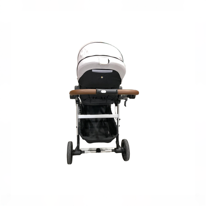 Shop DRAFT - Mockingbird Single to Double 2.0 Stroller, 2025, Grey, Night Stars, Silver With Penny Leather at GoodBuy Gear
