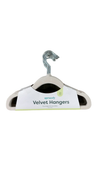Shop Sprucely Velvet Hangers 20 Pack, Oat at GoodBuy Gear