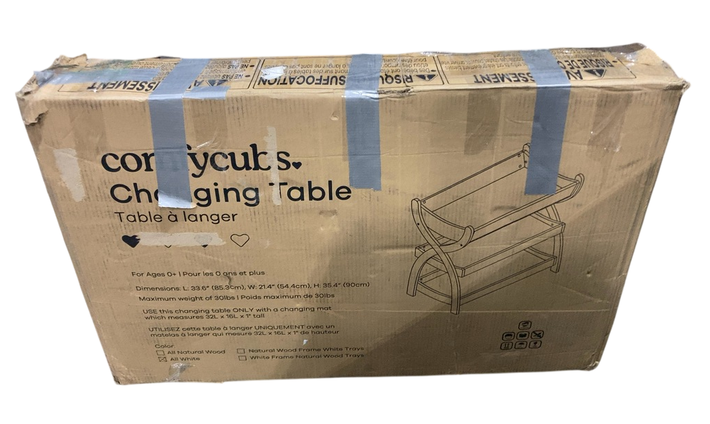 Shop Comfy Cubs Baby Changing Table, White at GoodBuy Gear