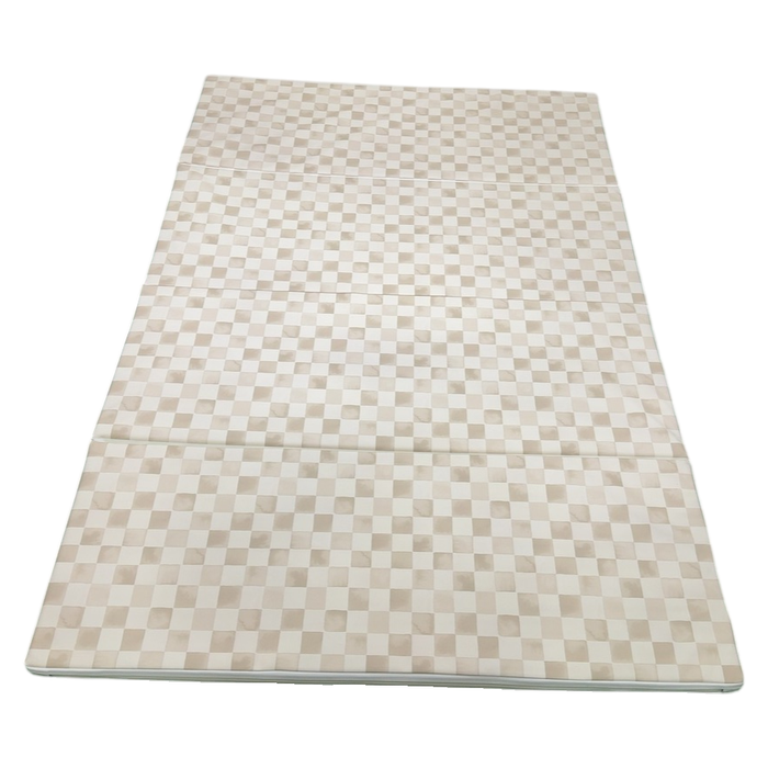 Shop House of Noa Tumbling Mat, 4x6, Checker Almond at GoodBuy Gear