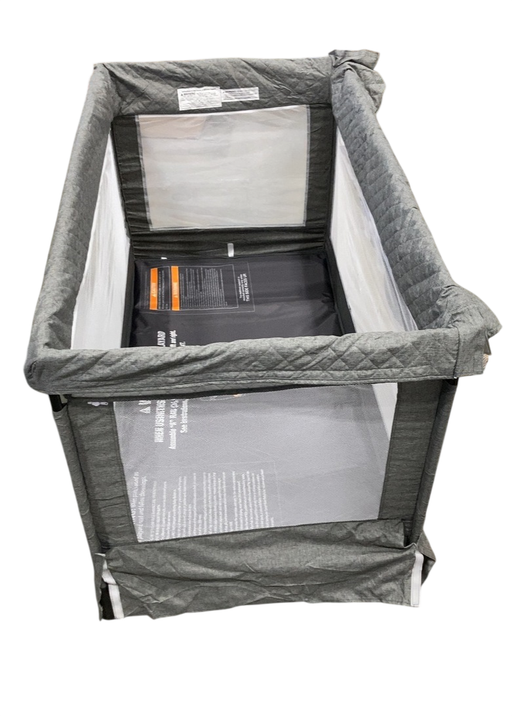 Shop Baby Delight Lunaire Full Size Mesh Crib and Playard, Charcoal Tweed at GoodBuy Gear