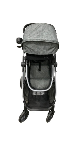 evenflo omni plus bassinet Evenflo Omni Plus Travel System with LiteMax Infant Car Seat, Mylar Gray