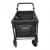 Shop Wonderfold W4 Elite Stroller Wagon, 2025, Black with Red Stitching at GoodBuy Gear