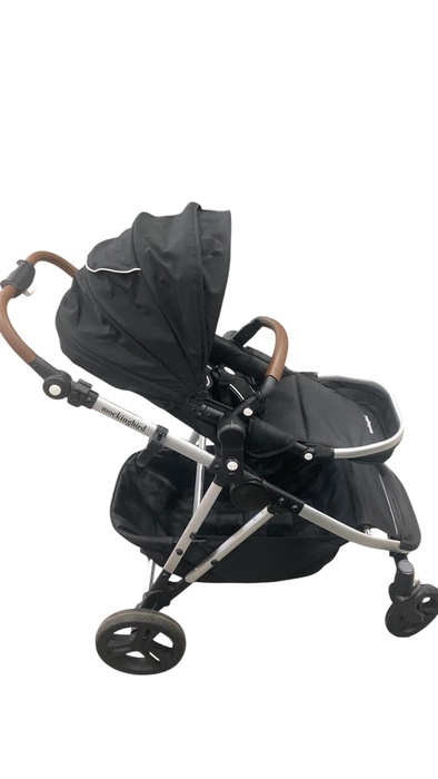 Shop Mockingbird Single to Double 2.0 Stroller, Black, Watercolor Drops, Silver With Penny Leather, 2025 at GoodBuy Gear