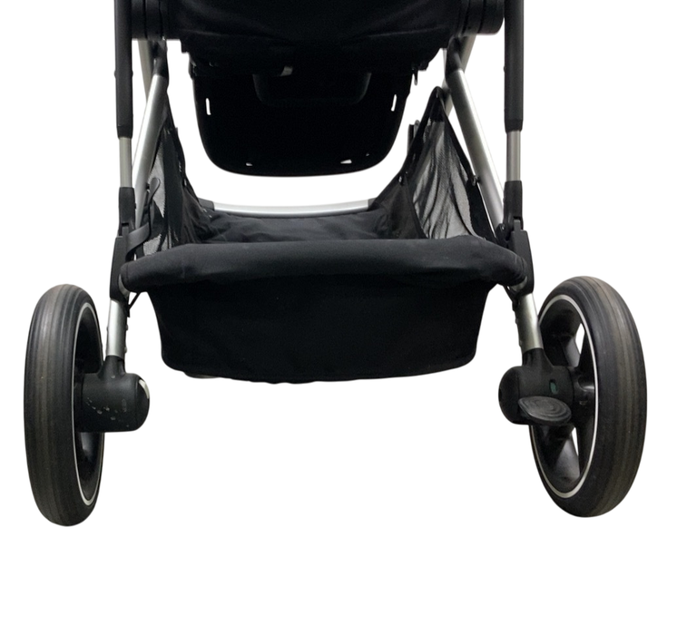 Shop Cybex Gazelle S Modular Stroller, 2023, Moon Black, Silver Frame at GoodBuy Gear