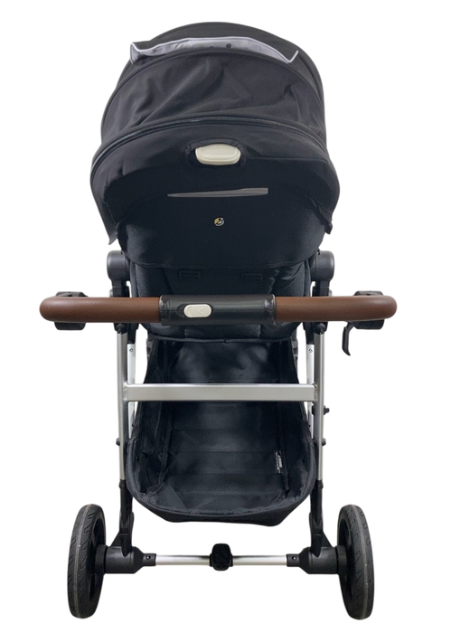 Shop Mockingbird Single to Double 2.0 Stroller, 2024, Black, Silver With Penny Leather, Watercolor Drops at GoodBuy Gear