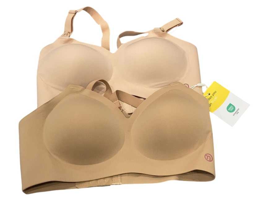 Shop Momcozy Ultra Soft & Omni Maternity Nursing Bra (2 Pack), Large, Oyster Pink/Maple Sugar at GoodBuy Gear