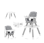 Shop Kinder King Convertible High Chair, Wavy Grain at GoodBuy Gear