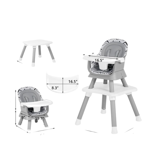 Shop Kinder King Convertible High Chair, Wavy Grain at GoodBuy Gear