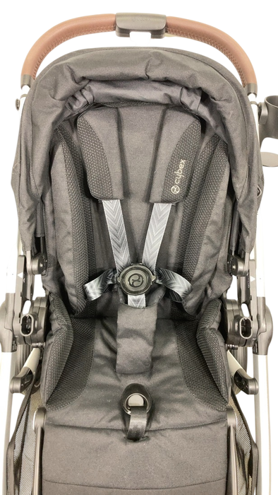 Shop Cybex Gazelle S Modular Stroller, 2023, Moon Black, Silver Frame at GoodBuy Gear