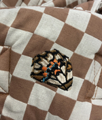 Shop Mabē The Monarch Carrier, Mocha Check at GoodBuy Gear