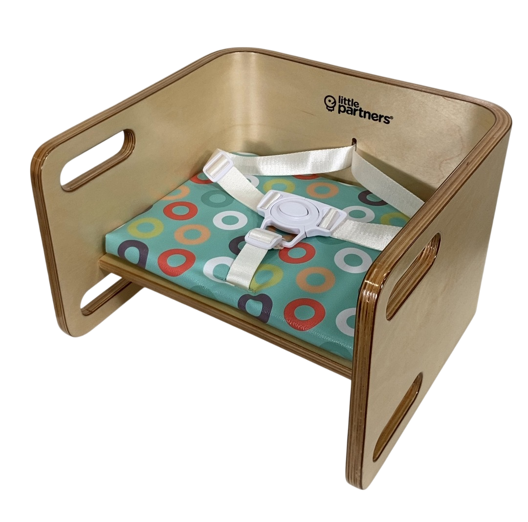 Booster Stool Little Partners 3-in-1 Learning Booster Seat and Step Stool, Natural ...