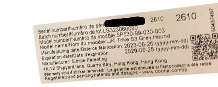 Shop Doona Liki Trike S3, Grey Hound at GoodBuy Gear