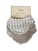 Shop Crane Baby Muslin 3 Piece Bib Set, Bunny at GoodBuy Gear
