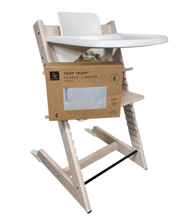 Shop Stokke Tripp Trapp Complete High Chair, 1, Nordic Grey, Whitewash at GoodBuy Gear