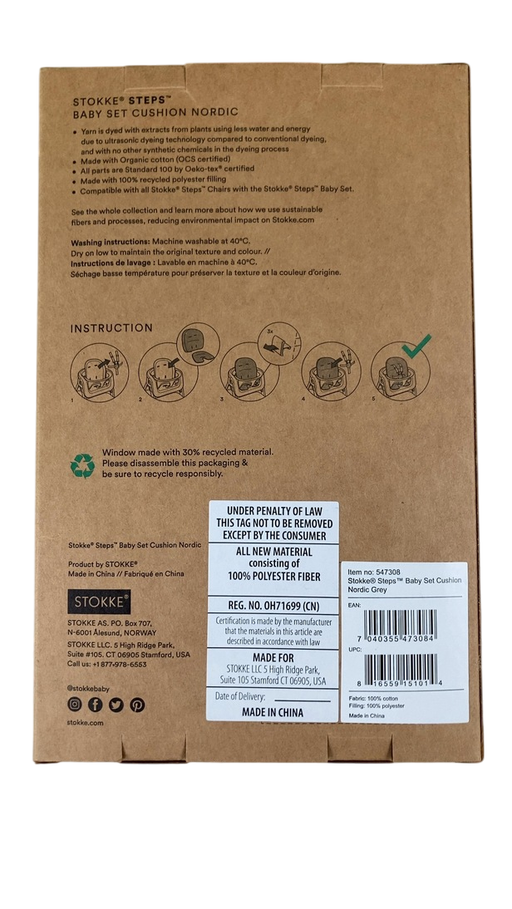 Shop Stokke Steps Baby Set Cushion, Nordic Grey at GoodBuy Gear