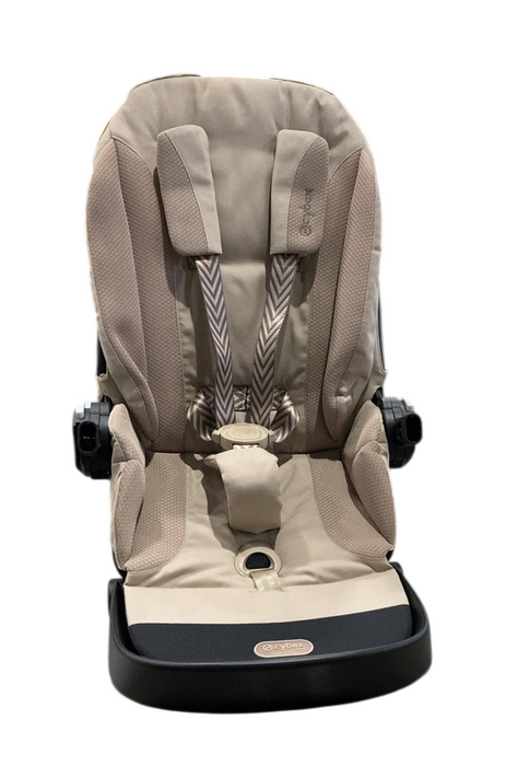 Shop Cybex Gazelle S Seat Unit, Almond Beige, Brown Bumper Bar at GoodBuy Gear